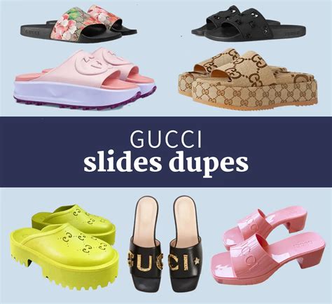 slides that look like gucci|Gucci platform slide dupe.